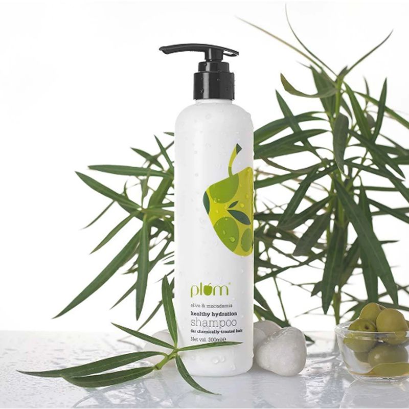 Plum Goodness Olive and Macadamia Healthy Hydration Shampoo - 300 ml - Image 2
