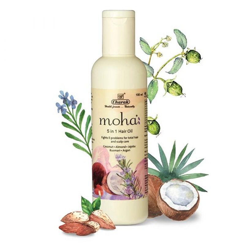 Charak Moha 5 in 1 Hair Oil