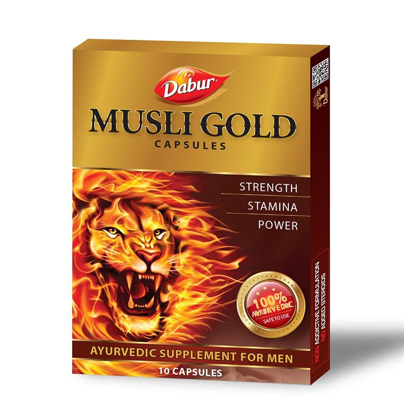 Dabur Musli Gold Capsules - 10 Caps