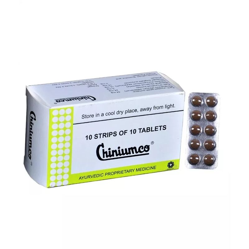 J and J Dechane Chiniumco Tabs - 100 Tabs