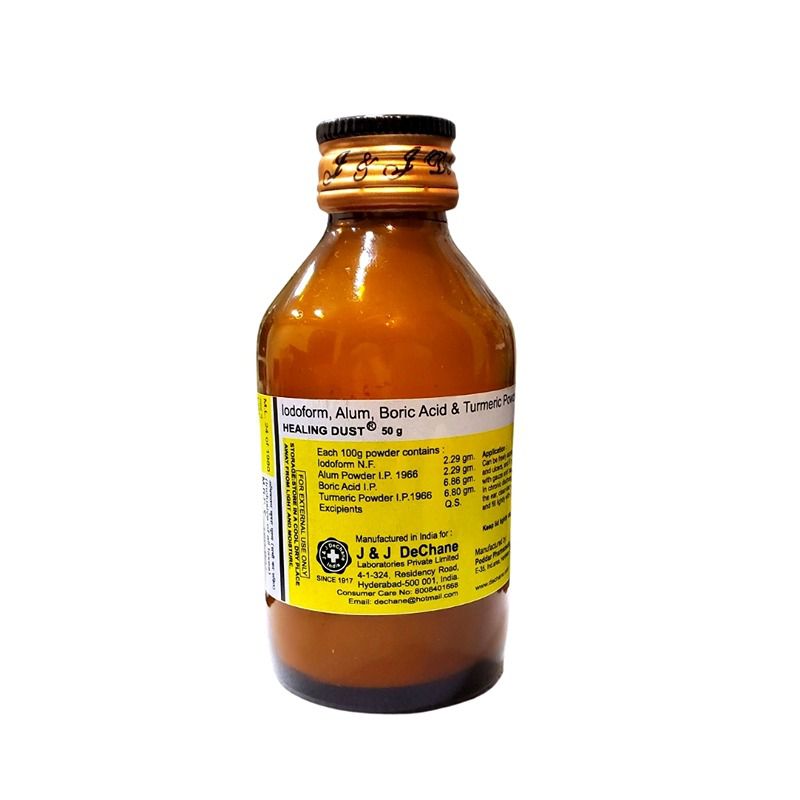J and J Dechane Healing Dust Powder - 50 gm