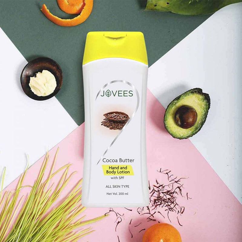 Jovees Herbal Cocoa Butter Hand and Body Lotion - 300 ml - Image 2