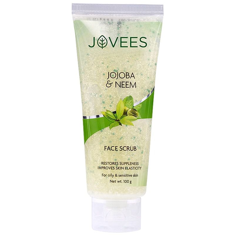 Jovees Herbal Jojoba and Wheatgerm Face Scrub - Image 2