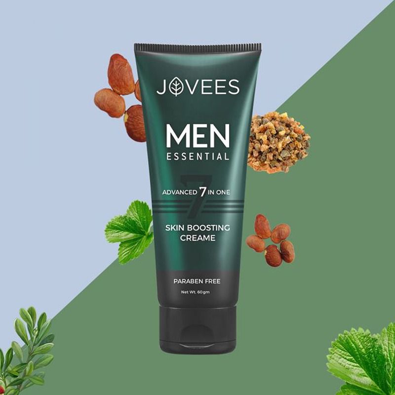 Jovees Herbal Men Skin Boosting Cream - 60 gm - Image 2