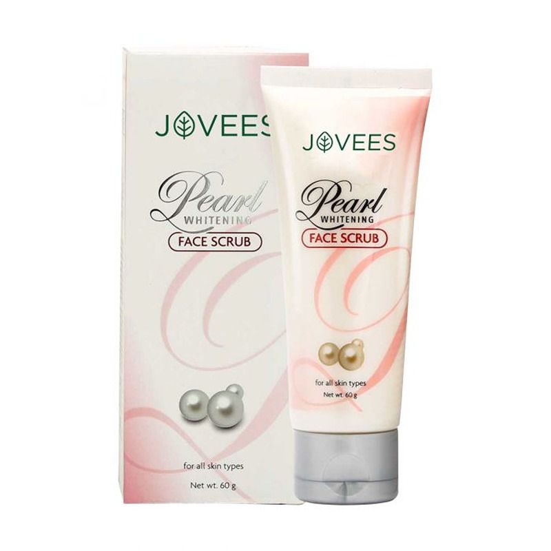 Jovees Herbal Pearl Whitening Face Scrub - 60 gm