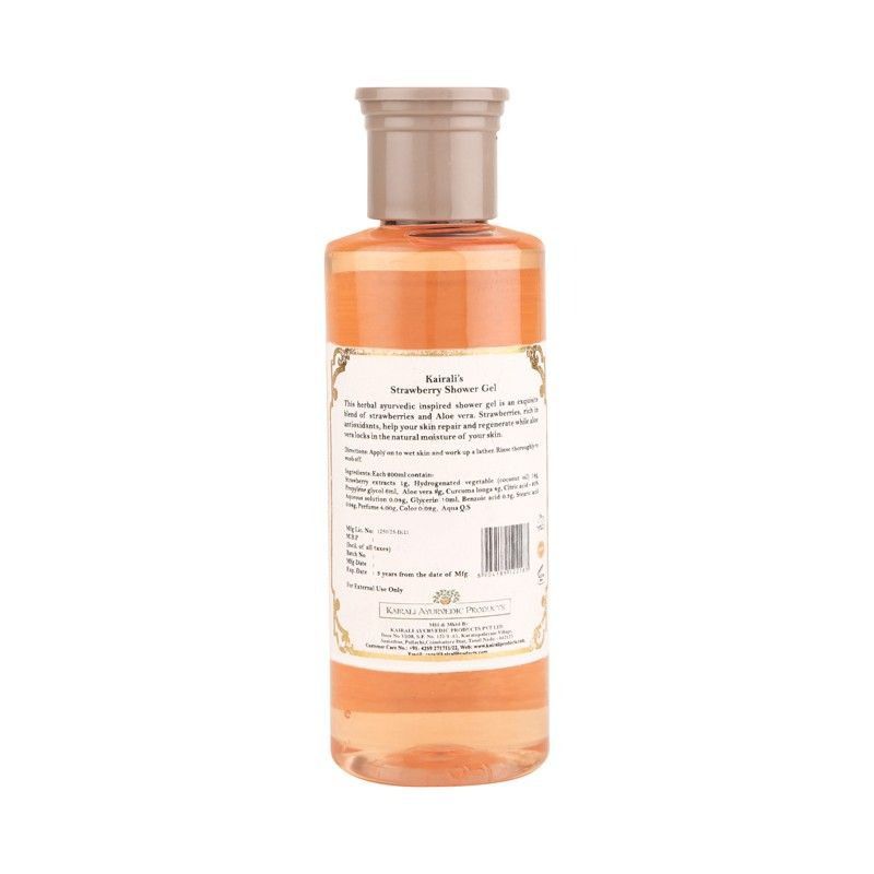 Kairali Strawberry Shower Gel - 200 ml - Image 2