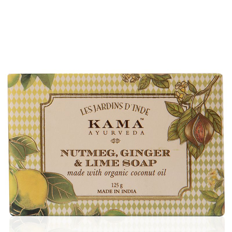Kama Ayurveda Nutmeg, Ginger and Lime Soap - 125 gm