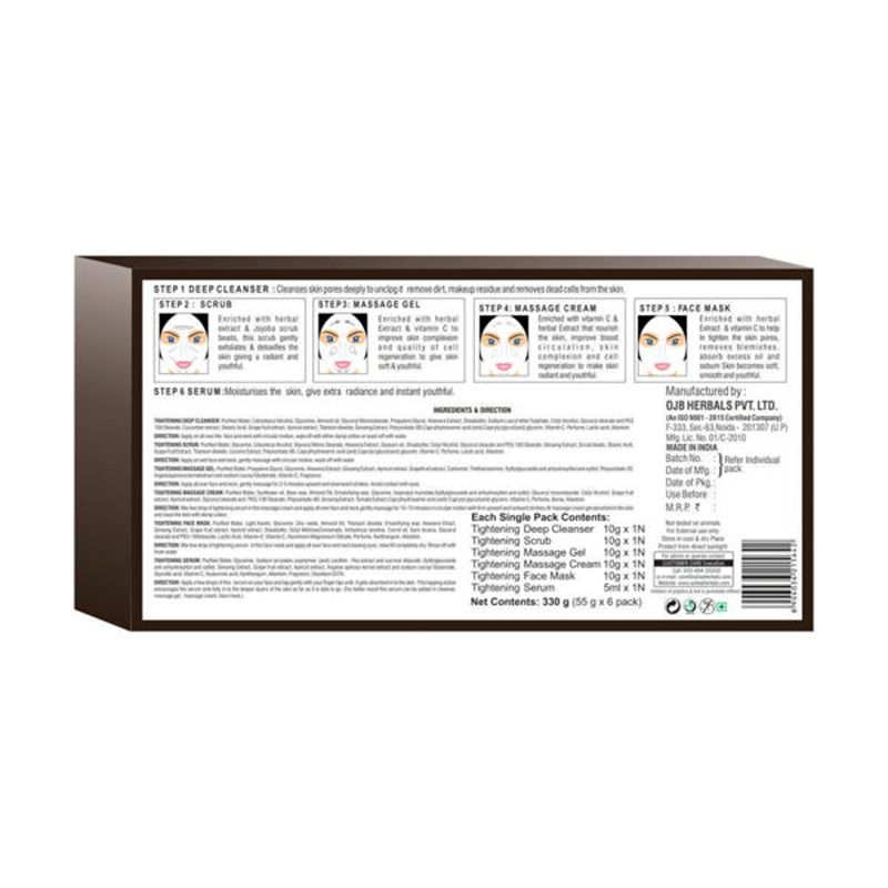 Oshea Herbals Tightening Facial Kit - 330 gm - Image 2