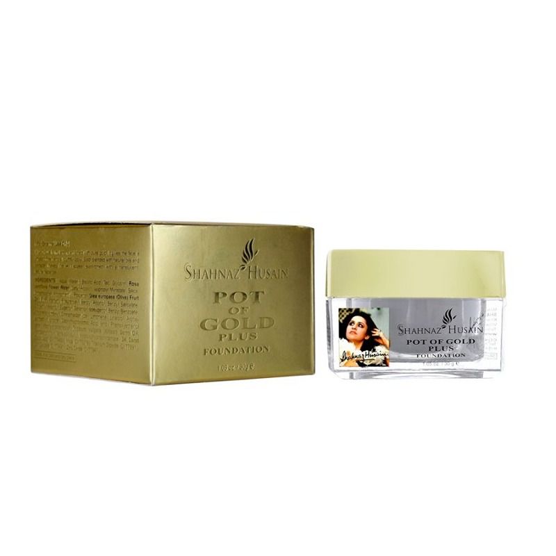 Shahnaz Husain Pot of Gold Plus Foundation - 40 gm