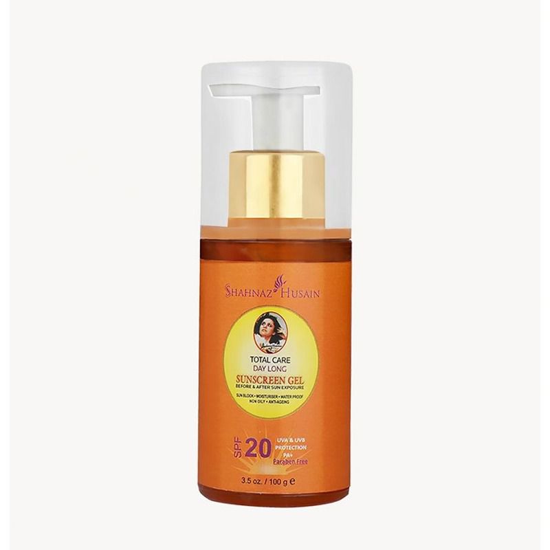 Shahnaz Husain Total Care Day Long Sunscreen Gel SPF 20 - 100 gm