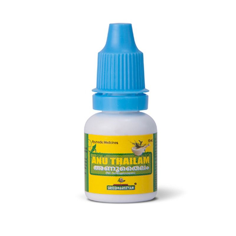 Sreedhareeyam Anu Thailam Nasal Drops - 10 ml