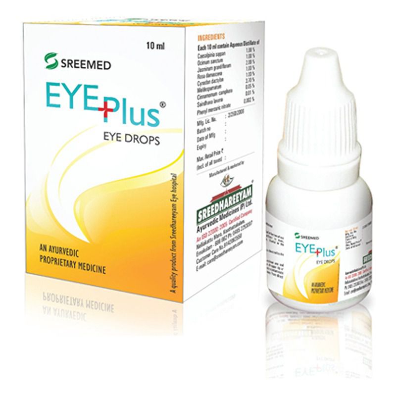 Sreedhareeyam Eyeplus Eye Drops - 10 ml