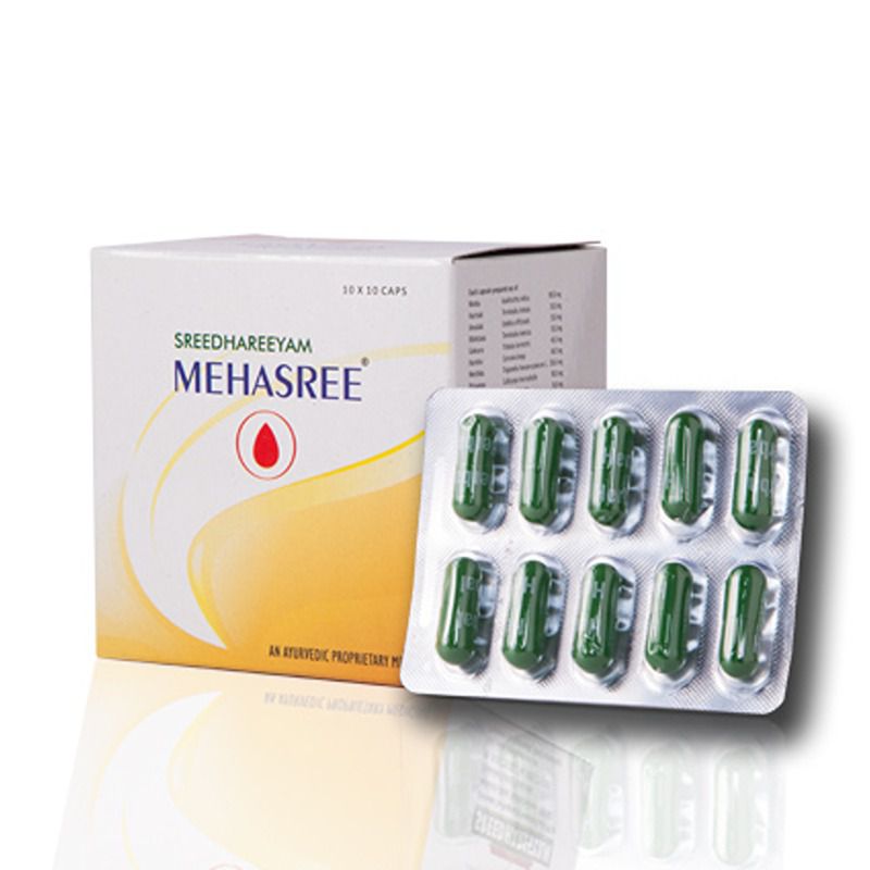 Sreedhareeyam Mehasree Herbal Caps - 100 Caps