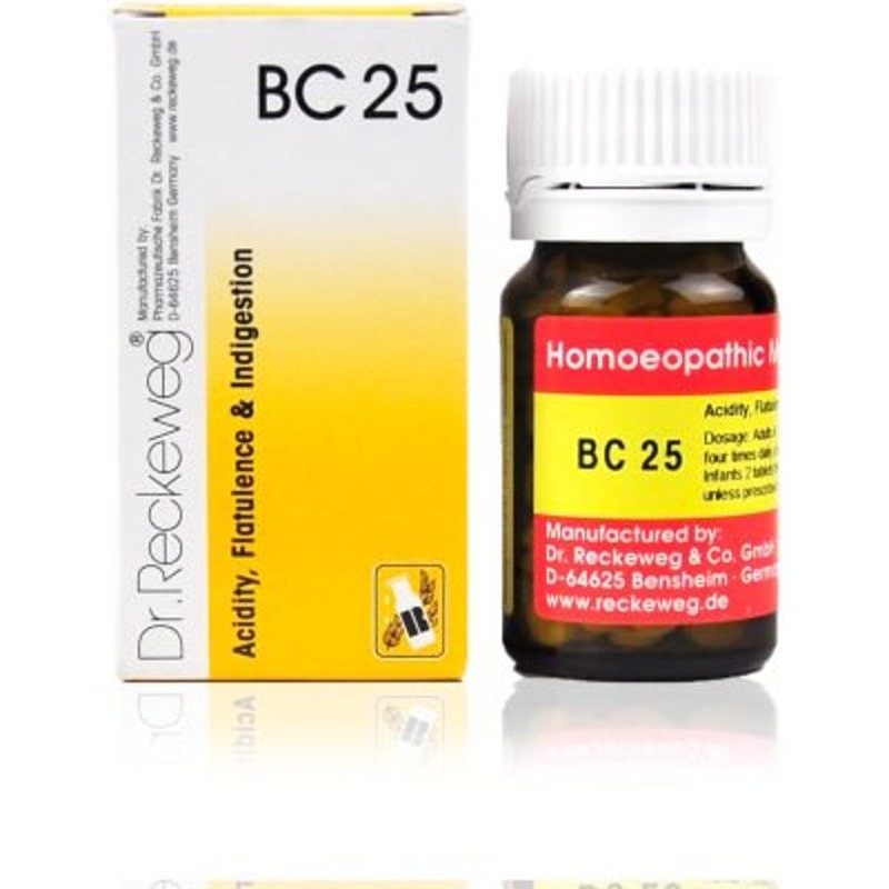Dr. Reckeweg Bio Combination 25 - Acidity, Flatulence, Indigestion - 20 gm