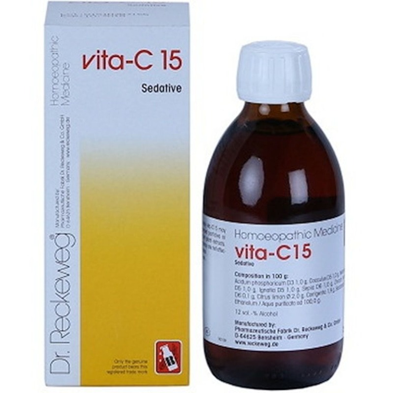 Dr. Reckeweg Vita-C 15 Nerve Tonic (Anxiety,Depression,Tension) - 250 ml