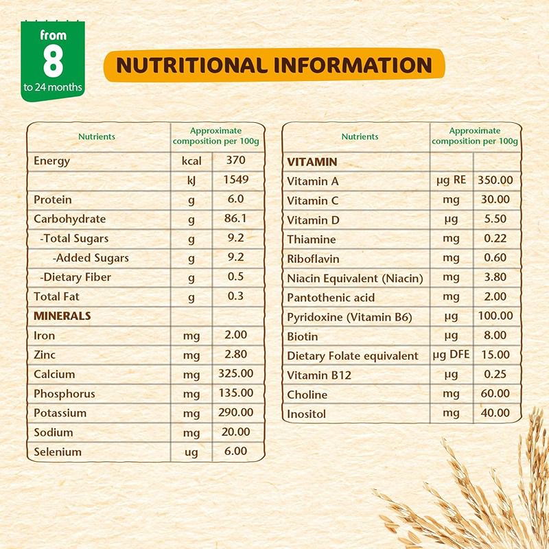 Nestle Nestum Baby Cereal Rice Vegetables From 8 to 24 Months - 300 gm - Image 3